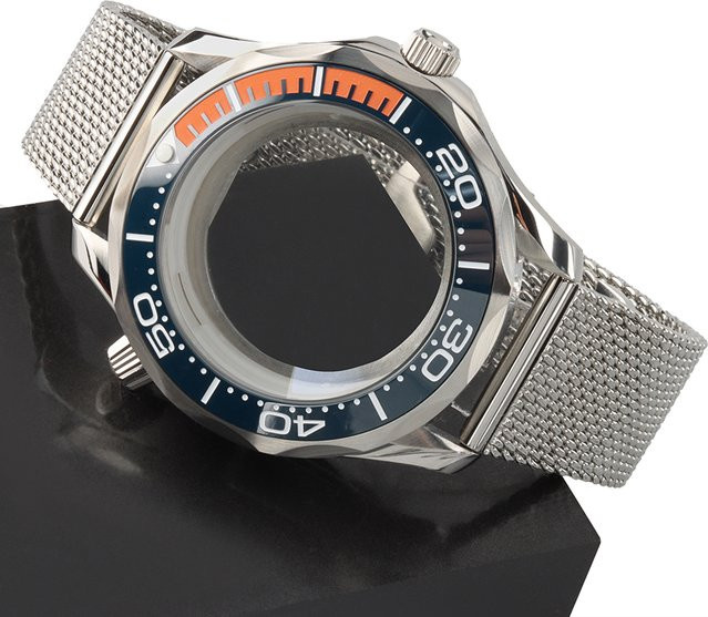 Uhrenarmband Edelstahl, Mesh-Armband, Silber, Unisex - Bild 1