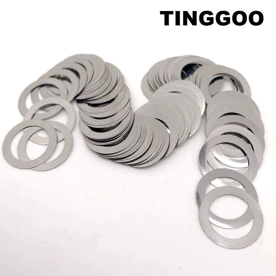 TINGGOO Ultradünne Unterlegscheiben aus 304 Edelstahl in verschiedenen Größen von M2 bis M40 und Stärken von 0,1 mm bis 1 mm - Bild 3