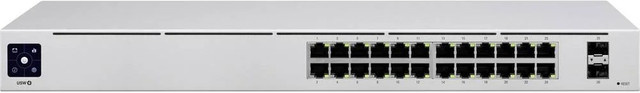 Ubiquiti UniFi Switch USW-24 Managed Netzwerk-Switch Silber mit 24 x 10/100/1000 Ethernet/LAN und 2 x Gigabit SFP - Bild 2