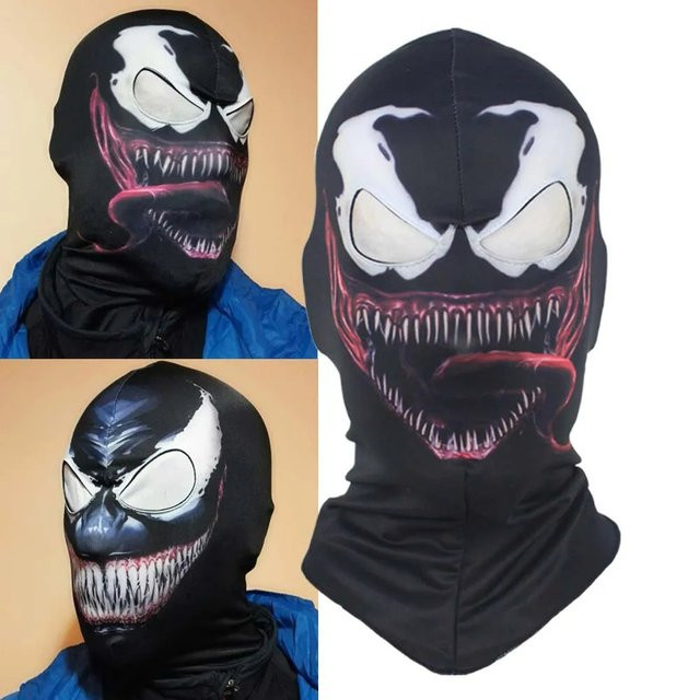Beast Kingdom Spiderman Venom Sturmhaube Maske, Cosplay, Schwarz - Bild 1