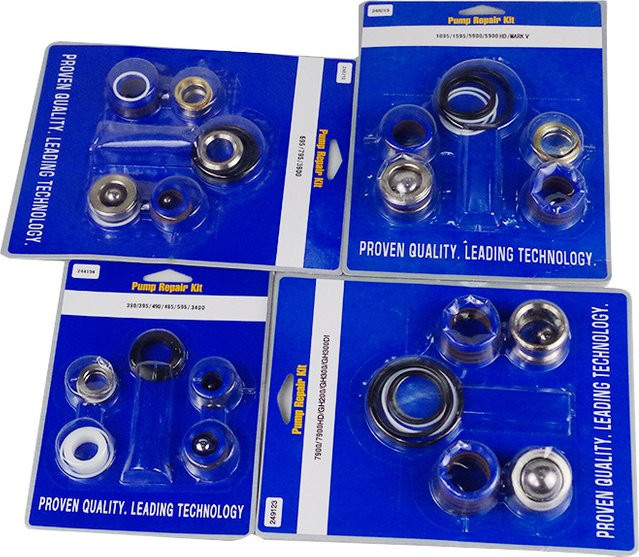 Reparatursatz für Airless-Sprühpumpen kompatibel mit Graco Modellen 390, 395, 495, 595, 3400, 695, 795, 3900, 7900, 200, 300, 5900, 1095 und Max V für die Typen 244194, 248212, 248213, 249123 - Bild 1