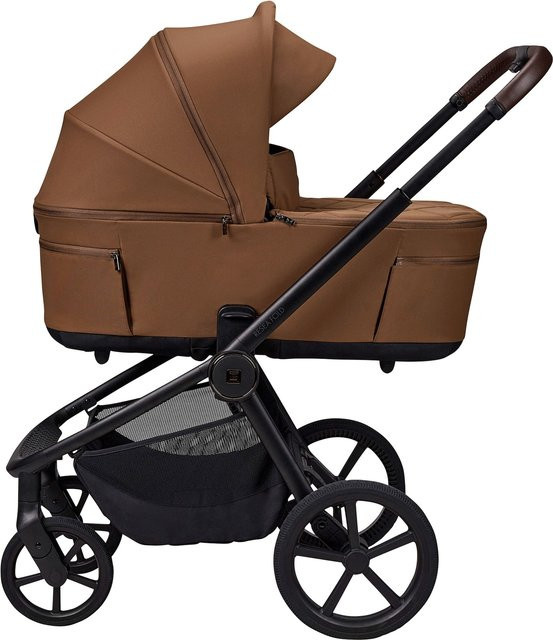 Moon Diamond Kombikinderwagen Resea FOLD in Braun mit Aluminiumgestell - Bild 1