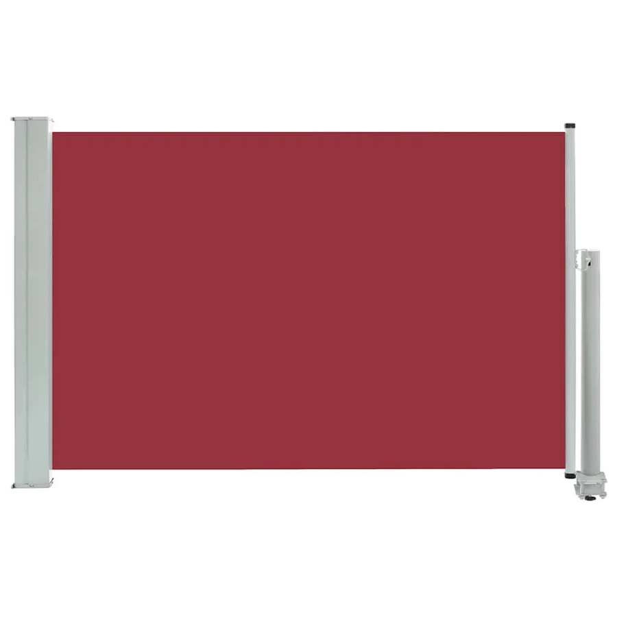 Furnicato Ausziehbare Seitenmarkise aus Polyester in Rot, B: 60 cm, B: 300 cm - Bild 2