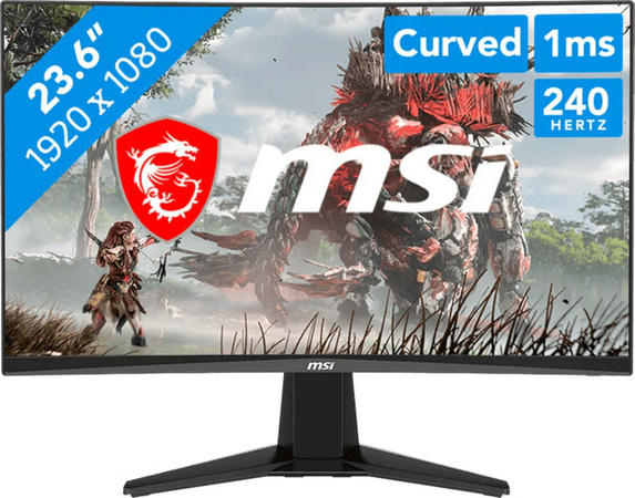 MSI MAG 245C X24 Curved Gaming Monitor Full HD 24 Zoll Schwarz mit HDMI und DisplayPort