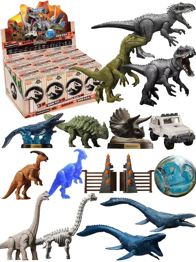 BLOKEES Jurassic World Jurassic Park Dinosaurier, Actionfigur Bausatz, Überraschungsbox - Bild 4