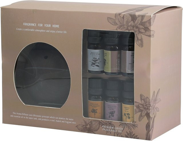 Aroma Diffuser Luftbefeuchter-Set mit Duftfach in Multicolor, B/T/H: 22,5 x 16,5 x 10,5 cm - Bild 1