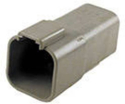 TE Connectivity DT04-6P-C015 DT Rundstecker Stecker, gerade, 6-polig, grau - Bild 1