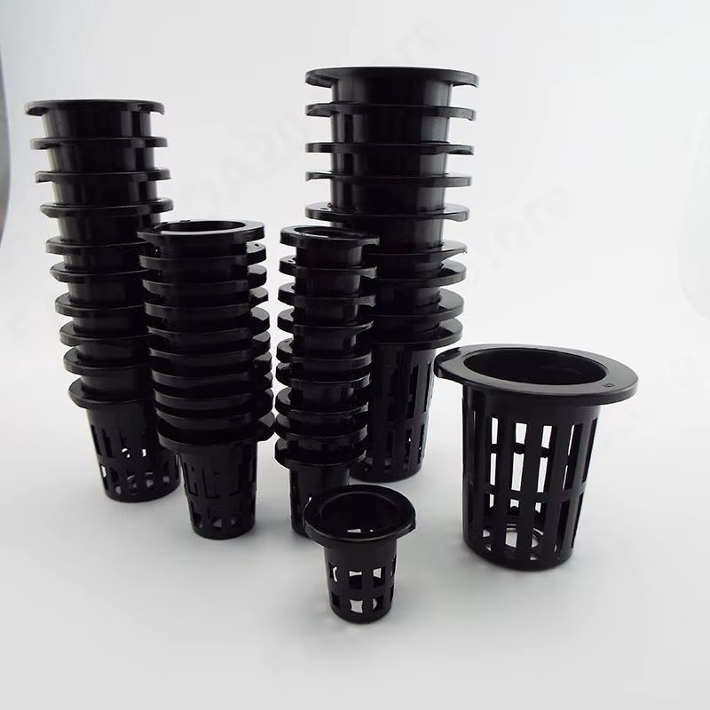50 Stück Hydroponische Netzbecher M20 in Schwarz für Pflanzen und Anzucht - Bild 4