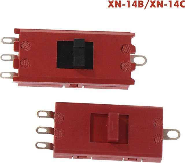 KOQZM Kippschalter XN-14B/XN-14C für Haartrockner und Lockenwickler, 10A Hochstrom, Rot - Bild 1