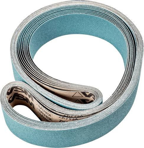 PFERD Zirkon Schleifband für Bandschleifer, Körnung 60, Farbe Türkis, B: 7,5 cm, L: 225 cm, 10 Stück - Bild 1