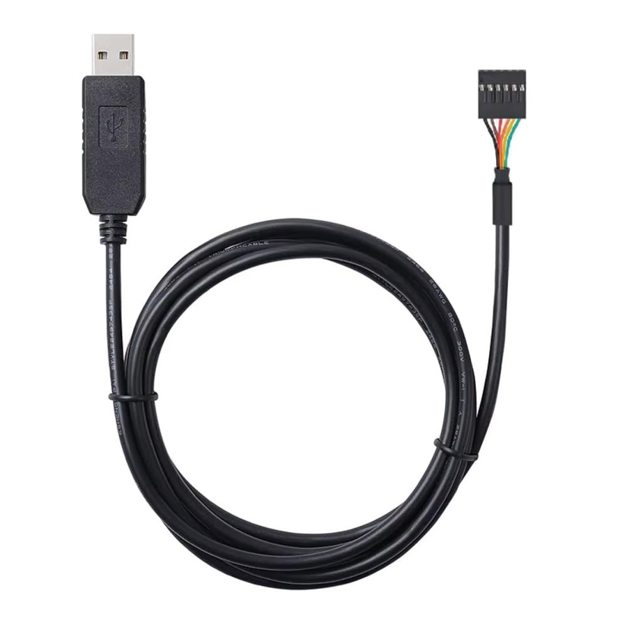 JavicTech USB zu serielles TTL-232R-3V3 UART-Konverterkabel in Schwarz mit FT232-Chipsatz für Windows, Linux und MAC OS - Bild 5