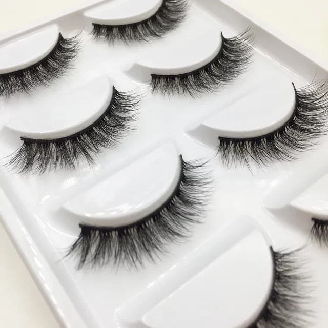 eelhoe Künstliche Wimpern, 3D Nerz-Wimpern, 5 Paar, Unisex - Bild 1