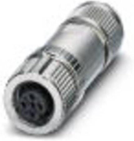 Phoenix Contact 1424668 Sensor-Aktor-Steckverbinder M12 unkonfektioniert, 4-polig, Farbe: Silber - Bild 1