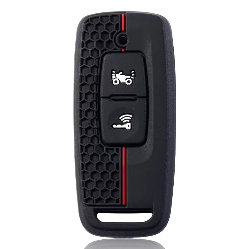 Silikon Fernbedienung Schlüssel Abdeckung in Schwarz für Honda ADV 150, PCX 125, ADV 350, PCX 160 und VISION SH350 - Bild 3