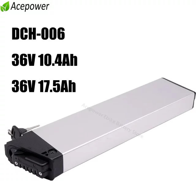 ACEBEI-POWER Akku für elektrische Fahrräder 36V 10,4Ah 12,5Ah 17,5Ah kompatibel mit ADO A20 Engwe P1 Fiido M1 und MATE City Fusion - Bild 1