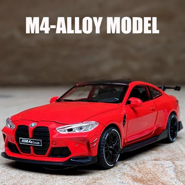 MAKEDA M4 X5 Sportwagenmodell, Maßstab 1:32, Metall, mit Licht und Sound - Bild 1