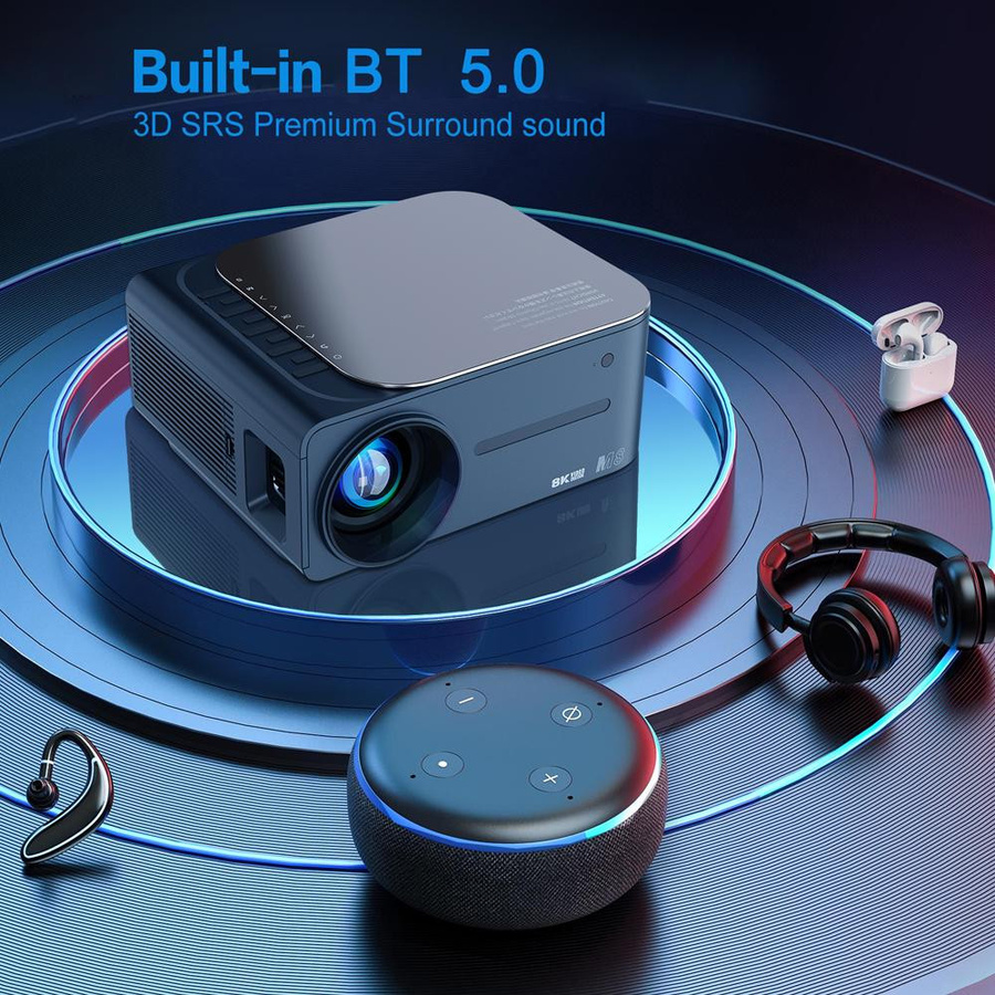 Honor Electronics Heimkino Projektor mit Full HD 1080P, Android 9.0, WiFi und Bluetooth in Grau - Bild 3