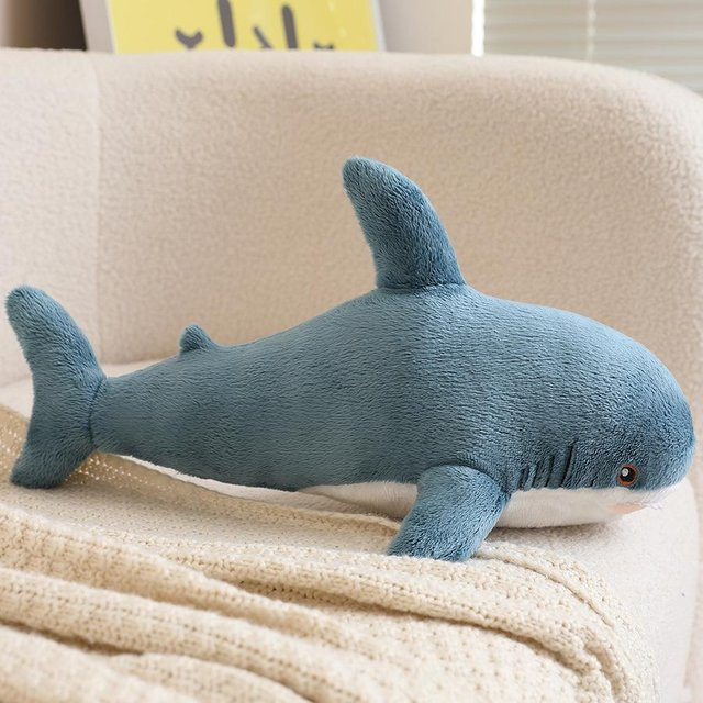 Kidsly Hai Plüschtier, Stofftier, 45cm, Blau - Bild 1