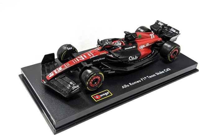 Bburago F1 Alfa Romeo C43 #77 Bottas, Modellauto, Maßstab 1:43 - Bild 1