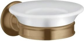 Hansgrohe Axor Montreux Seifenschale aus Keramik in Gold-Braun zur Wandmontage - Bild 1