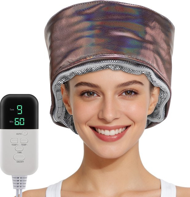 AFDEAL Haardampfer Elektrische Thermische Wärmekappe, Unisex - Bild 1