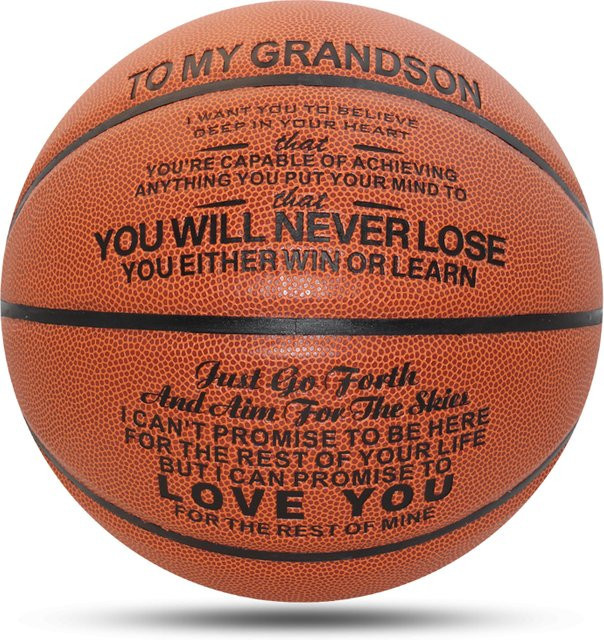 FUTMAS Basketballball, Orange, Braun - Bild 1