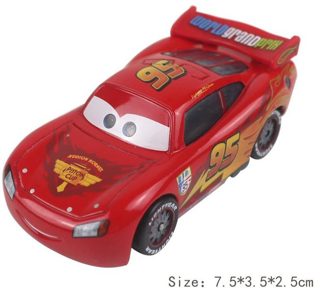 Pixar Disney Lightning McQueen Modell Spielzeugauto, 1:55, Metall, ab 4 Jahren - Bild 1