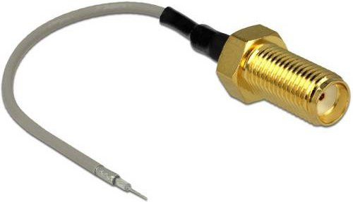 Delock WLAN-Antennen Anschlusskabel in Gold und Grau mit 94,8 m Länge - Bild 1