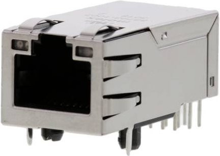 Molex Stecker HJ 1000 Ethernet LAN in Grün, Gelb und Silber - Bild 1