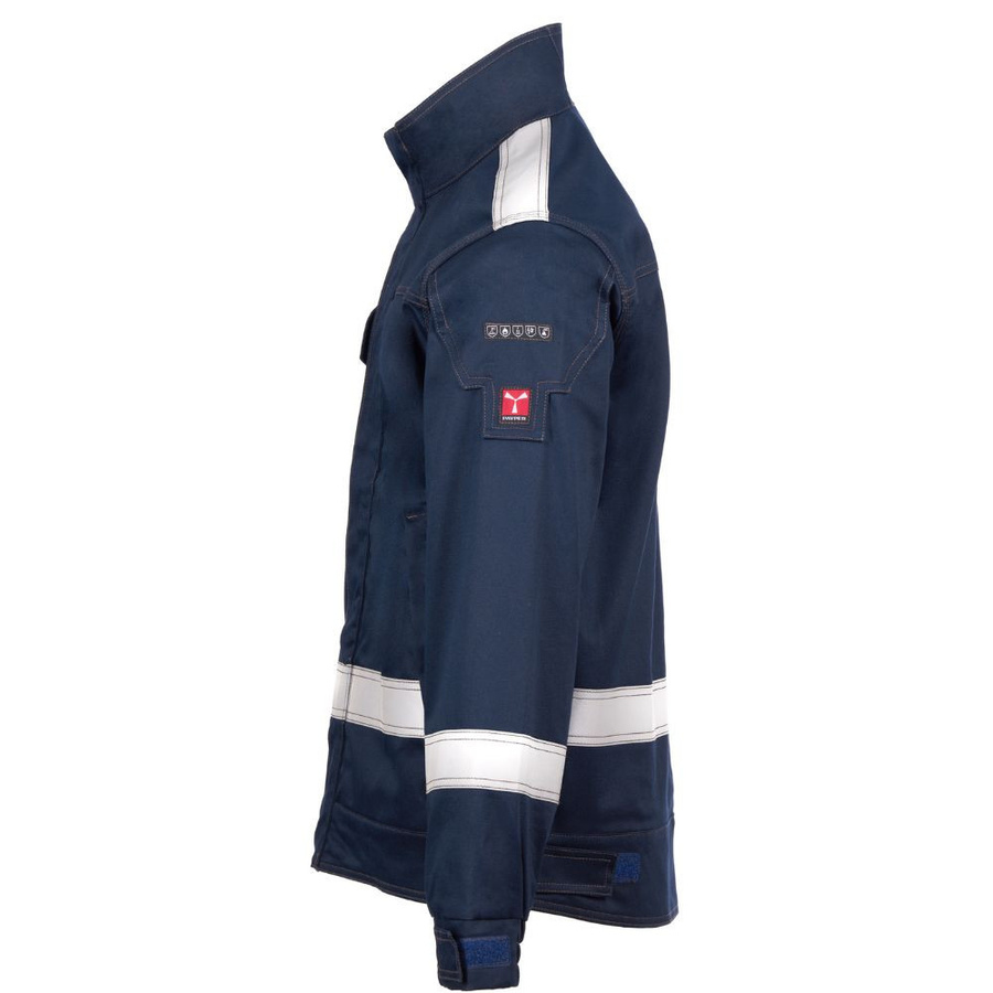 Multinorm-Jacke FENCE Industrial Wear in Blau, Größe XXL, nach EN ISO 13688 aus Poly-Cotton - Bild 1