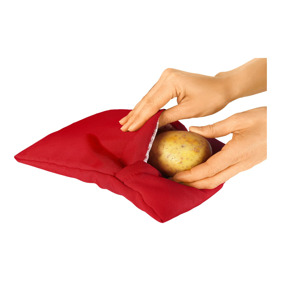 Genialo Mikrowellen-Kartoffelgarer in Rot - Bild 2