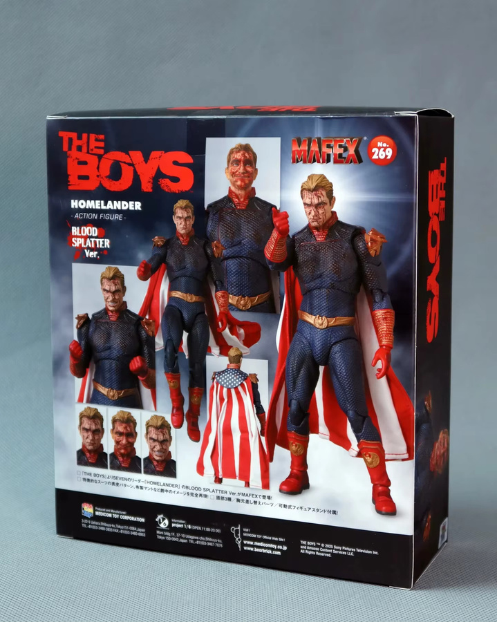 Mafex The Boys Homelander Kampfbeschädigt, Actionfigur, Einzelfigur, Kunststoff, Bunt / Mehrfarbig - Bild 5