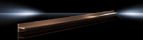 Rittal Kupfer Sammelschiene 1100 mm, 3 Stück, Farbe Gold - Bild 1