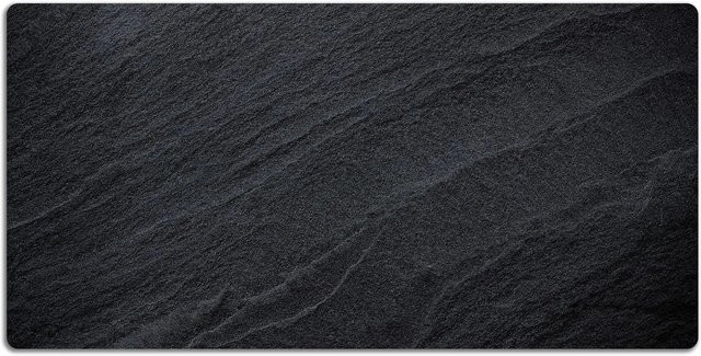 Tulup Schreibtischunterlage Schwarzer Sand in Schwarz, B/T: 100 x 50 cm - Bild 1
