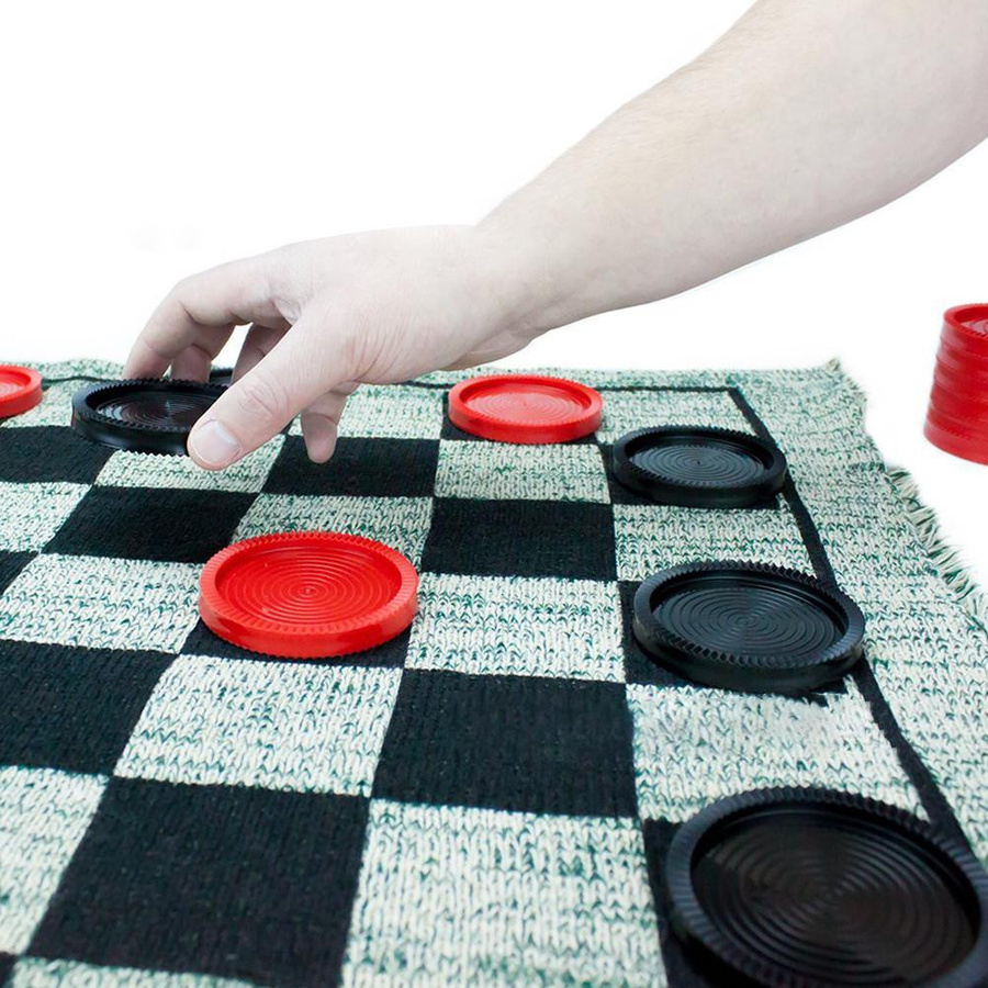 Neoglint 3 in 1 Riesen-Dame-Set Tic Tac Toe Spielbrett - Bild 4