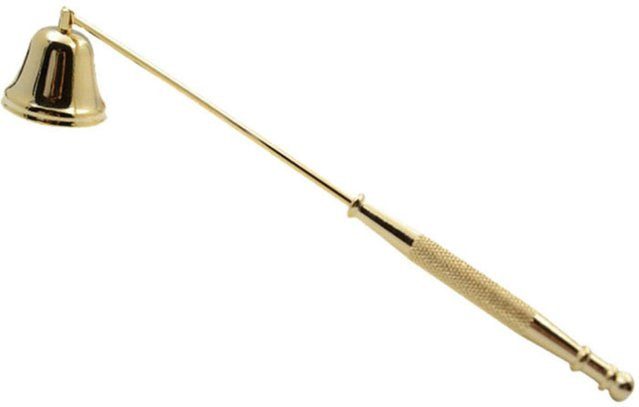 TOMTOP JMS Kerzenlöscher aus Eisen in Gold, Glockenförmiges Kerzenwerkzeug für dein Zuhause - Bild 1