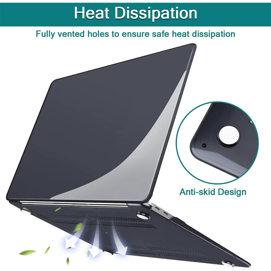 Transparente Laptop-Hülle für Apple MacBook Air 13.6 und 13.3 Zoll sowie MacBook Pro 13 Case - Bild 2