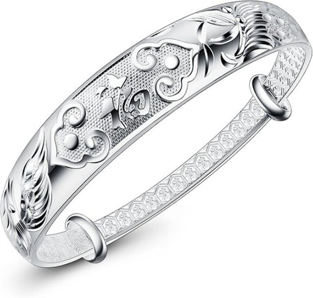 Wucifang Jewelry Armband Armreifen, 925 Silber, Damen - Bild 1