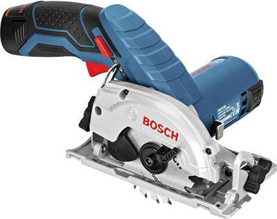 Bosch Professional Akku-Kreissäge GKS 12 V-26 in Blau/Schwarz mit 2 Akkus und Ladegerät in L-Boxx - Bild 2
