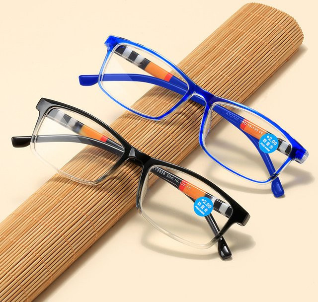 ZUXUB Lesebrille, Vollrand, rechteckig, Kunststoff, Anti-Blau - Bild 1