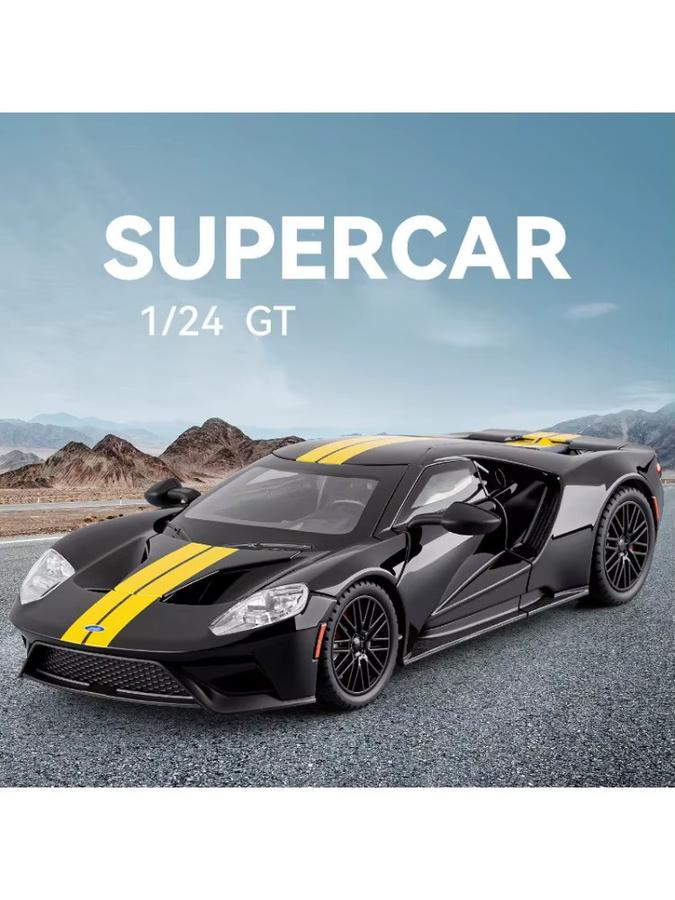 MINI AUTO GT Supersportwagen, Simulationsautomodell, 1:24, mit Licht und Sound, Metall - Bild 3
