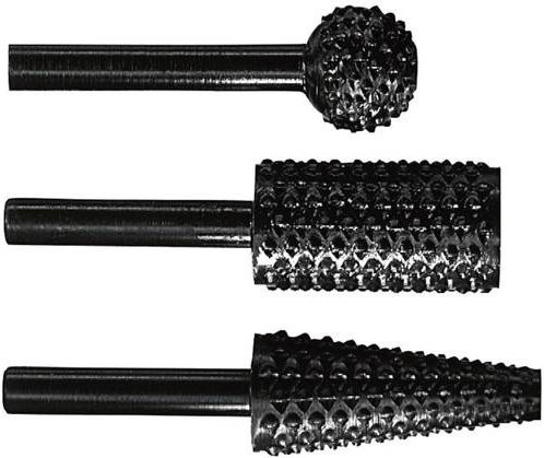 Bosch Raspelfräser Schwarz Ø 15 mm Schaftdurchmesser 6 mm für Holz - Bild 1