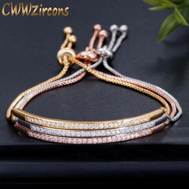 Captivate Armband Armreif, Kupfer, Roségold, Zirkonia, Damen - Bild 1