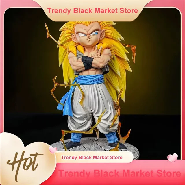 Bandai Dragon Ball Super Saiyan Gotenks Gk Sammlerfigur, Kunststoff, Bunt / Mehrfarbig - Bild 1