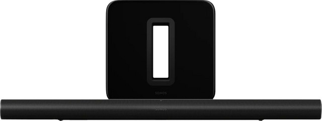 Sonos Arc Ultra und Sonos Sub 4 Soundbar-Set in Schwarz - Bild 1