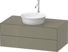 Duravit Waschtischunterschrank White Tulip in White, wandhängend, B/T: 100 x 55 cm - Bild 1