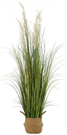 VEVOR Künstliche Graspflanze Schilfgras in Grün aus PVC mit Topf, Höhe: 119,4 cm - Bild 1