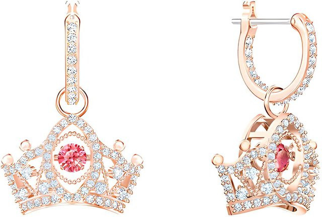 Swarovski Ohrringe Biene, Roségold, Rot, Kristall, Damen - Bild 1
