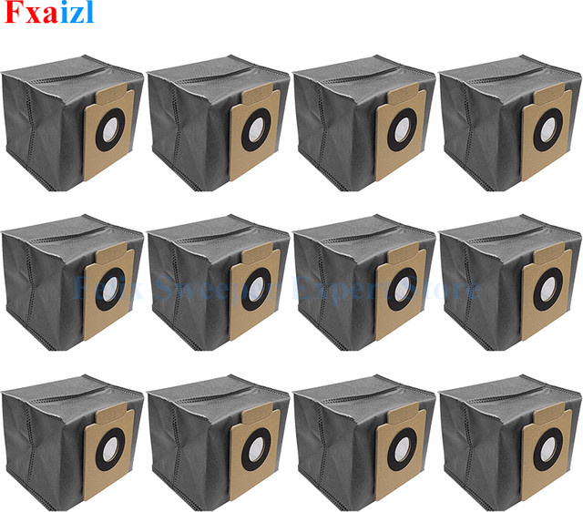 Fxaizl Staubbeutel in Grau für Eufy Clean X8 X8 Pro SES und X10 X10 Pro Omni Selbst-Leere Station Ersatzteil Zubehör - Bild 1