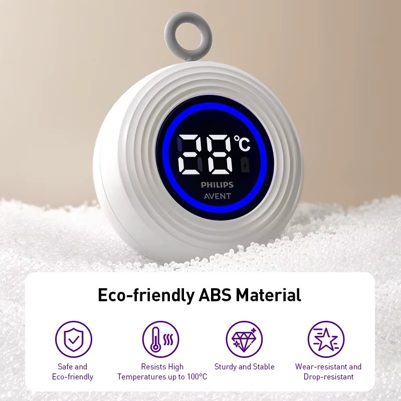 Philips Avent Digitales Baby-Badethermometer in Weiß mit 5s Schnellmessung und USB-Ladefunktion - Bild 3